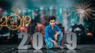 happy New year 2019 editing|new year editing in PicsArt