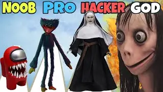 Monster House - NOOB vs PRO vs HACKER vs GOD