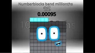 Numberblocks band millionths 95