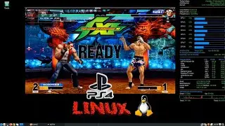 The King of Fighters XV (KOF XV) | PS4 Phat Belize Test | Linux Fedora 35 + Mesa 23.0 | FPS + Audio