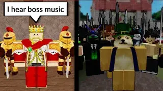 RAIDING A MEDIEVAL ROBLOX GROUP (40+ PEOPLE)