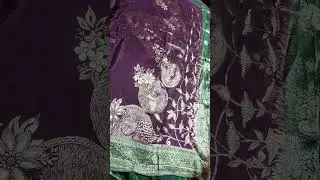 Mushroom crab sarees new collection super design super quality contac7799666386
