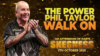 Phil The Power Taylor Legends of Darts Walk On Skegness