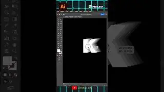 How to Flip Text in Illustrator | Intelkeen Skills | Adobe Illustrator Basics #shortvideo #graphics