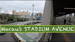[4K] Walking Macau Streets: Avenida do Est&aacute;dio 運動場道 Stadium Avenue Estadio