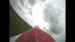FPV between trees with a homemade flyingwing EDF 50mm running on 4s