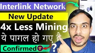 $ITLG 4x Mining Reduce? | Interlink Network New Update | Interlink Price | Interlink Listing | ITL 😮