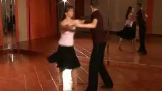 Salsa accent sportiv, demo 5 pasi de salsa