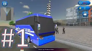 Police Bus Simulator gameplay walkthrough 1 android & ios