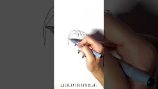 🦎💛 Yellow Salamander Drawing ▶️ Quick Animal Tutorial 🎨 #shorts #drawing #RavlykArt