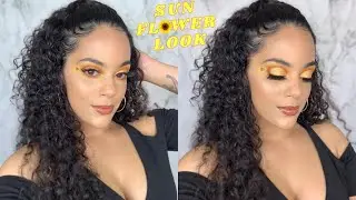 SUNFLOWER MAKEUP LOOK | GOLD EYESHADOW TUTORIAL