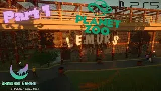 Building a lemur habitat part 1 | Planet Zoo PS5