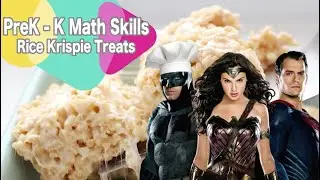 MATH FOR KIDS | GREATER THAN LESS THAN | COUNTING | MEASUREMENT | RICE KRISPIE TREAT | BATMAN