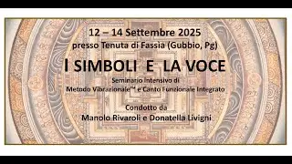 I SIMBOLI E LA VOCE   Seminario 2025