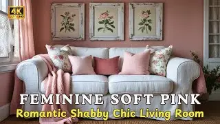 Jaw-Dropping Soft Pink Shabby Chic Living Room Ideas You&rsquo;ll Want to Copy Immediately