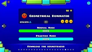 Geometry Dash - Level 19: Geometrical Dominator [ALL COINS]