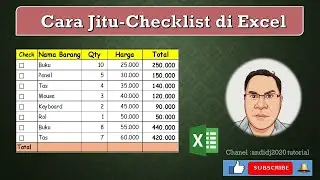 Cara Jitu-Menggunakan Checklist data di MS.Excel