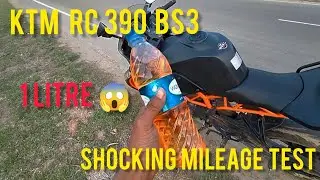 Ktm Rc 390 Bs3 Mileage Test || 2022 ||Shocking Result 😱