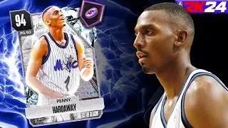 DIAMOND PENNY HARDAWAY GAMEPLAY!! WHERE DOES PENNY RANK AMONG THE TOP PGs NBA 2K24 MyTEAM??
