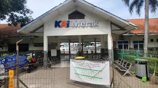 SEPI TAK BERPENGHUNI ! KONDISI TERBARU STASIUN MERAK YANG DI TINGGALKAN PENUMPANGNYA