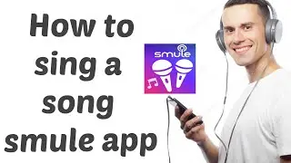 How to sing smule voice recording app! Smule singing app