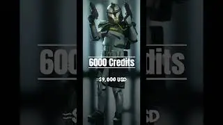 Clone trooper armor cost$$$ (check description for conversion) #clonewars #clones #clonecommando