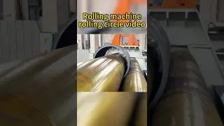Plate Rolling Machine Rounding Process Video #platerollingmachine