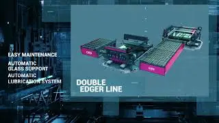 DE - L  Glass Double Edger Line - CMS Glass Machinery