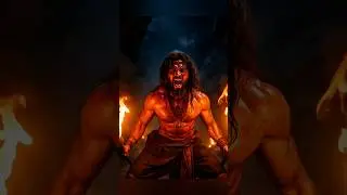 The Trishul Warrior vs Dark Entity | Epic Cave Battle 🔱🔥#mahadev #aghoribaba #lordshiva #trishul