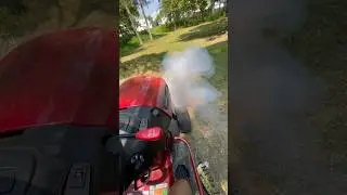 Lawn mower is about to blow up! #youtubeshorts #lawnmower #tractor #oil #engine