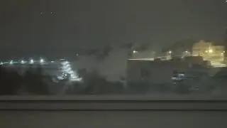 Окрестности Химок в Рождественскую ночь. На поезде 016А, 