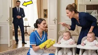 MILLONARIO SE ESCONDIÓ PARA VER SI SU NOVIA ALIMENTABA SUS GEMELOS. HASTA QUE LA EMPLEADA DOMÉSTICA