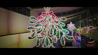 Der Weihnachtsmann und der Lichterglanz im festlich geschm&uuml;ckten FLORAPARK!