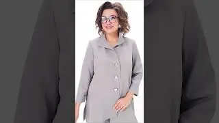 Костюм 1110 серый Vilena fashion