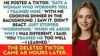 He Posted A TikTok： ＂Date A Woman Who Worships You. I Trained Mine.＂ With Me Cooking Dinner
