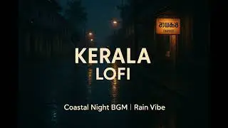 Kerala Coastal Night Lofi 🌧️Rain Ambience BGM for Study & Focus | Malayalam Instrumental Chill Music