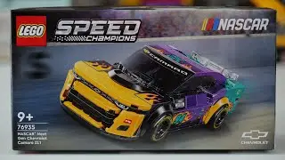 LEGO Speed Champions 76935 NASCAR Next Gen Chevrolet Camaro ZL1 - LEGO Speed Build Review