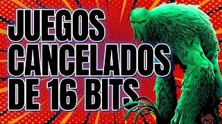 JUEGOS CANCELADOS de la ERA de los 16 BITS😁 Top Juegos Cancelados de Super Nintendo Y Mega Drive.