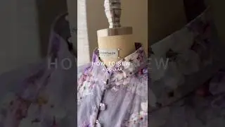 A little tutorial on how to sew a collar✨#dressmaker #patternmaker #sewingpatterns #sewingtutorial