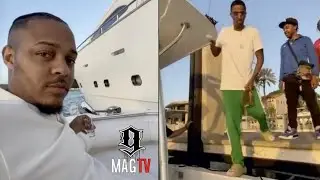 Bow Wow Picks Up Christian Combs To Party On His Yacht! 🛥