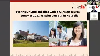 Start your Studienkolleg with a german course - Summer school 2022 at Rahn Campus in Neuzelle