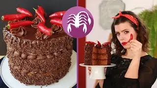 BOLO ESCORPIÃO ♏ (Naked de Chocolate com Pimenta) BOLOS DO ZODÍACO #8 | TPM, pra que te quero?