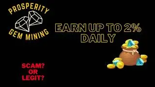 PROSPERITY GEM MINING|LIVE WITHDRAWAL|TRUSTED DEV|EARN 2%DAILY|#ProsperityGemMining #CryptoMining