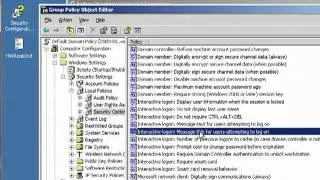How to Display Windows Server Logon Message