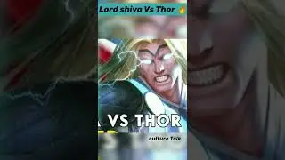 Thor vs Lord shiva || marvel comic explain in Hindi #shorts #ytshorts #marvel