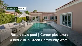 Resort-style pool | Fully upgraded 4-bed villa in Green Community West | haus & haus