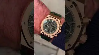 Audemars Piguet Royal Oak Chronograph &lsquo;50th Anniversary&rsquo; Green 26240OR #audemarspiguet #luxury