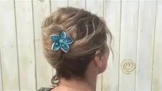 Tuto chignon facile et rapide cheveux mi-long et &eacute;pais