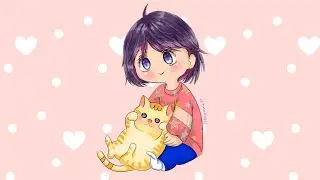 Speedpaint Nekomiu Youtube Channel Art