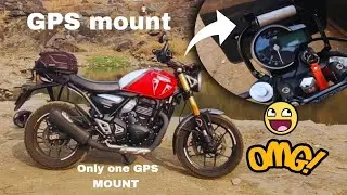 triumph speed 400 gps mount #triumph #gps #mount